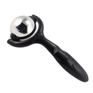 NNEOBA Stainless Steel Massage Ball Roller Deep Tissue Therapy Black