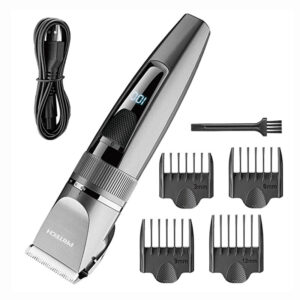 NNEDSZ Professional Hair Trimmer with LED Display - Adjustable Cordless Grooming Kit (PR-3047)