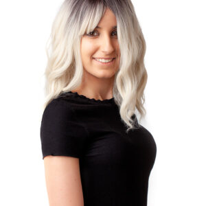 Wig synthetic hair RIO Black-Blonde ombre AFROline
